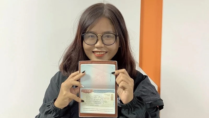 học viên sunny Xin được visa thẳng du học Hàn Quốc