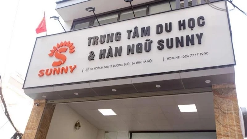 Trụ sở trung tâm du học Sunny tại Hà Nội