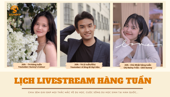 Thông báo: Chương trình Livestream hàng tuần