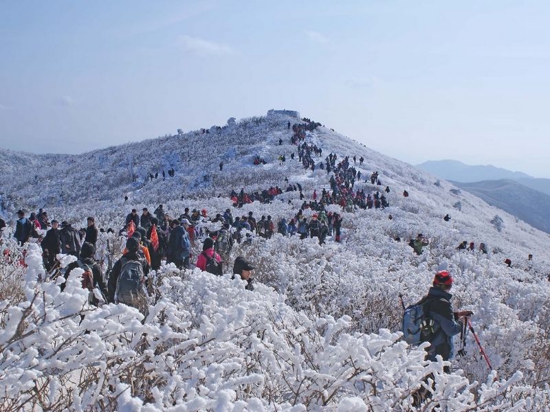 Taebaeksan 7 ngọn núi kỳ vĩ nhất Hàn Quốc