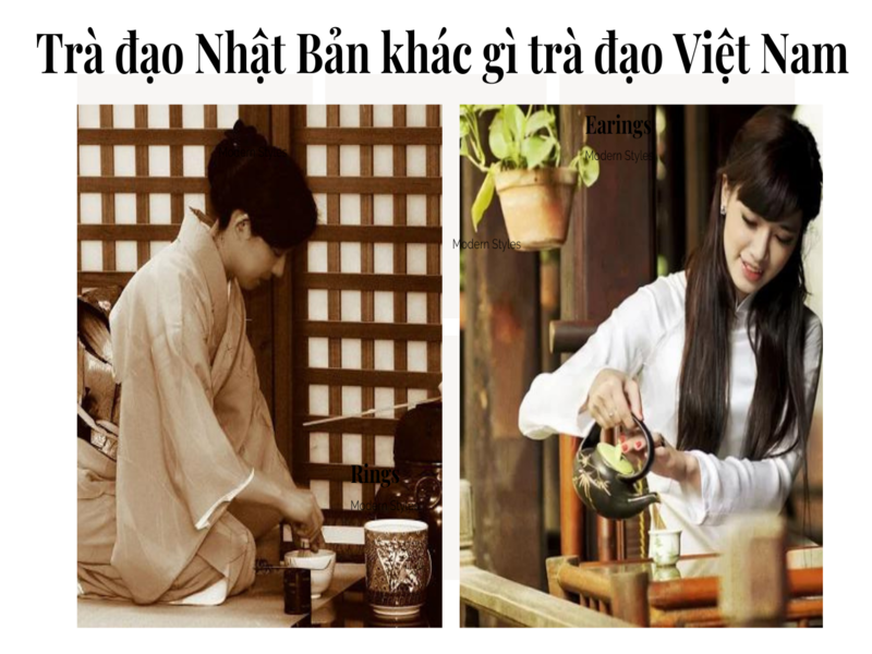 so sánh trà đạo Việt Nam và Nhật Bản