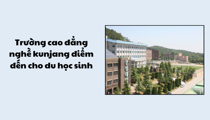 Trường cao đẳng nghề Kunjang: Đặc điểm nổi bật, chương trình đào tạo
