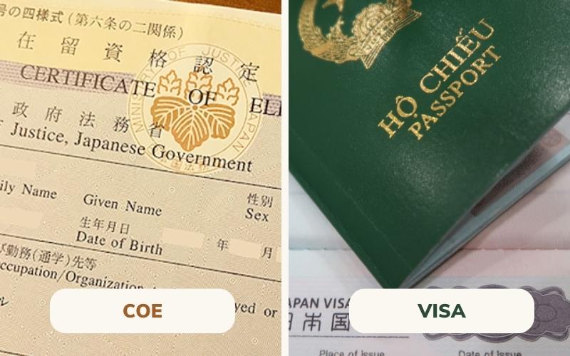 COE và Visa khac nhau nhu the nao