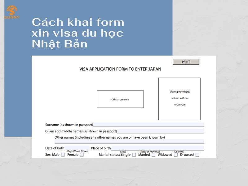 Hướng dẫn cách khai Form xin Visa du học Nhật Bản CHUẨN