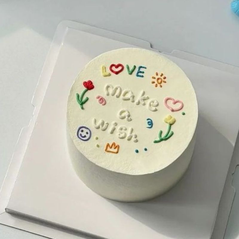Bánh kem sữa kiểu bento nặn hình trâu - Bánh sinh nhật đơn giản 17 - Tiny  Pretty Cake