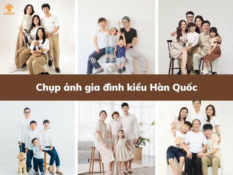 Bí quyết chụp ảnh gia đình kiểu Hàn Quốc ấn tượng nhất
