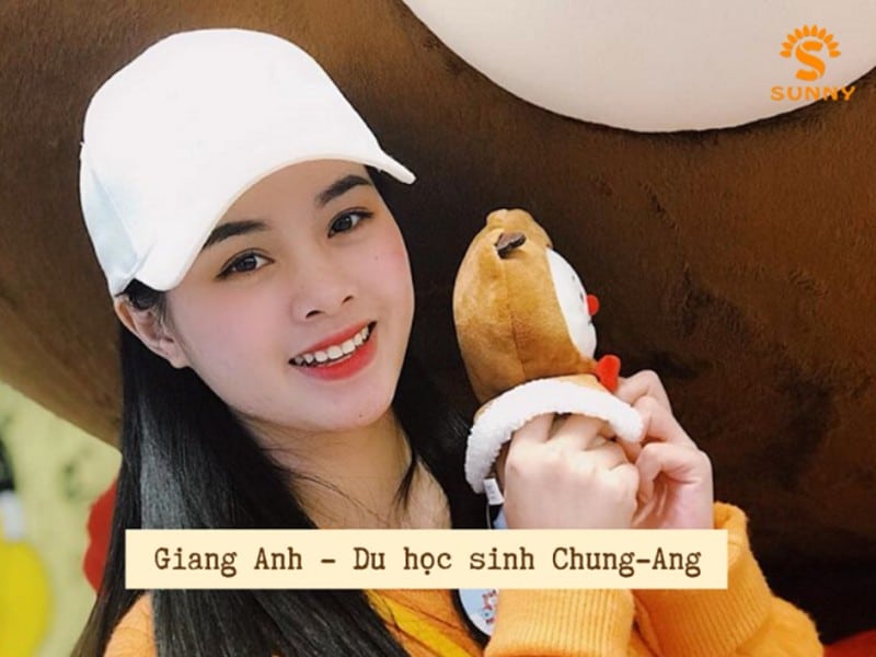 học viên du học sunny tại đại học chung ang