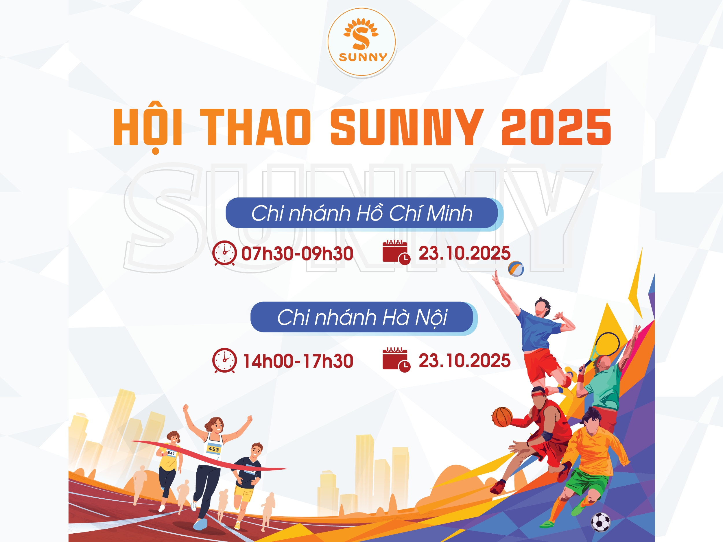 HỘI THAO SUNNY 2025 – CHÍNH THỨC COMEBACKKKK