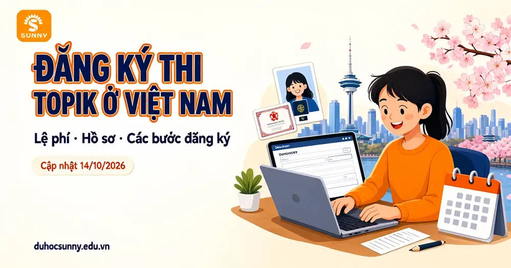 Đăng ký thi TOPIK ở Việt Nam: lệ phí, hồ sơ và các bước đăng ký