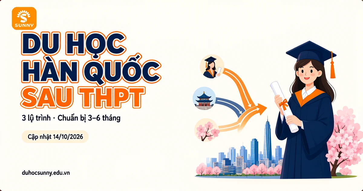 Lộ trình du học Hàn Quốc sau khi tốt nghiệp THPT
